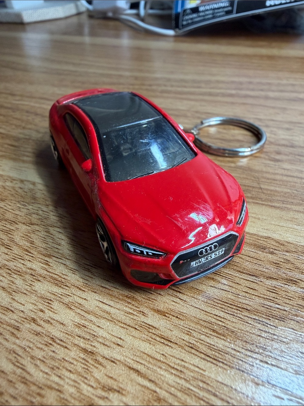 Hot Wheels Audi RS 5 Coup key chain